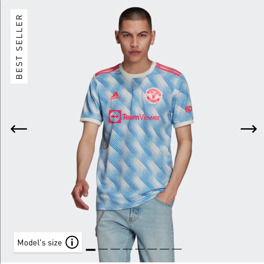 Adidas MANCHESTER UNITED 21/22 AWAY JERSEY